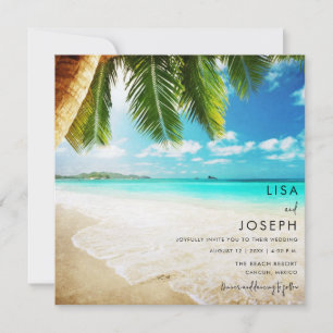 Destination Beach Wedding Aankondiging