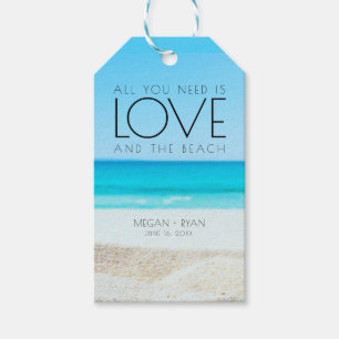 Destination Beach Wedding Cadeaulabel