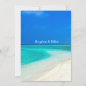 Destination Beach Wedding - Kaart (Achterkant)