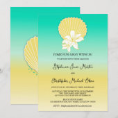 Destination Beach Wedding Kaart (Voorkant / Achterkant)