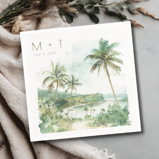 Destination Beach Wedding Reception Servet