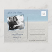 Destination Beach Wedding Save the Date Briefkaart (Achterkant)