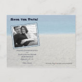 Destination Beach Wedding Save the Date Briefkaart (Achterkant)