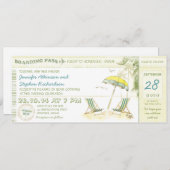 Destination Boarding Pass - Uitnodigingen voor bru (Voorkant / Achterkant)