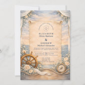 Destination Cruise Wedding Kaart (Voorkant)