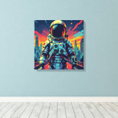 DESTINATION EARTH-18 CANVAS AFDRUK (Insitu (Houten vloer))