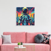 DESTINATION EARTH-18 CANVAS AFDRUK (Insitu (Woonkamer))