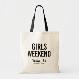 Destination Girls Weekend Canvas tas