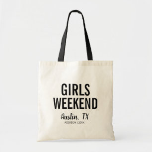 Destination Girls Weekend Canvas tas