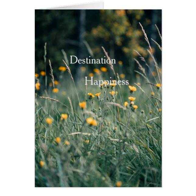 Destination Happiness Card (Voorkant)