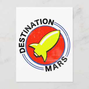 Destination Mars Briefkaart