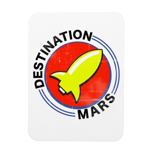 Destination Mars Magneet (Verticaal)