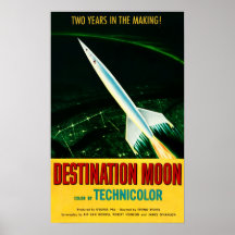 DESTINATION MOON Retro Hollywood Sci Fi Film