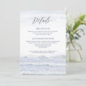 Destination Wedding, Beach Wedding, Ocean Suite Kaart (Staand voorkant)