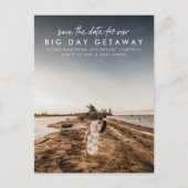 Destination Wedding Bewaar de datum Aankondigingskaart (Voorkant)