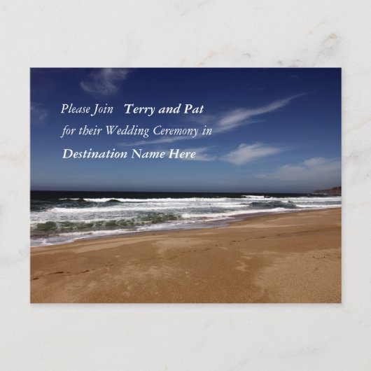 Destination Wedding Briefkaart (Voorkant)