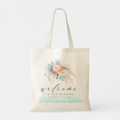 Destination Wedding Canvas tas (Achterkant)