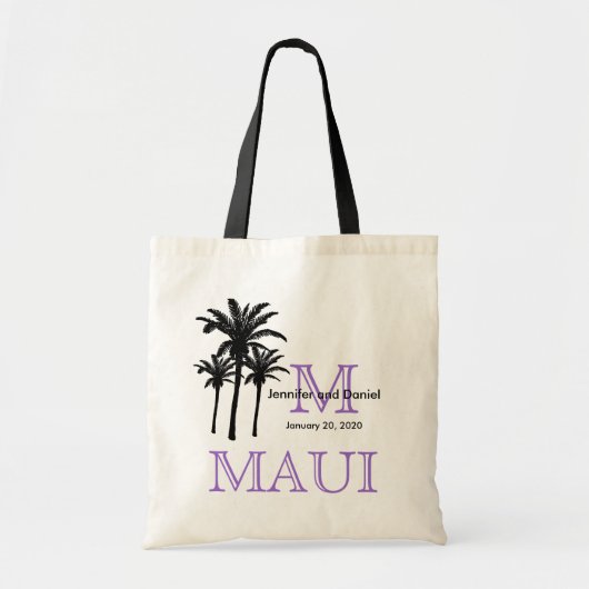 Destination Wedding Canvas tassen Maui (Voorkant)