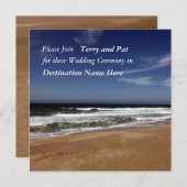 Destination Wedding Ceremony Kaart (Voorkant / Achterkant)