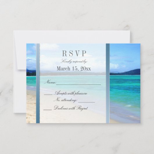 Destination Wedding DIY RSVP (Voorkant)