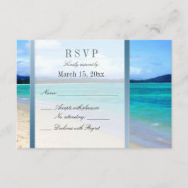 Destination Wedding DIY RSVP Kaartje