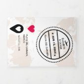 Destination Wedding Drieluik Uitnodiging (Cover)