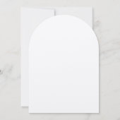 Destination Wedding Flat Wedding Uitnodiging (Achterkant)