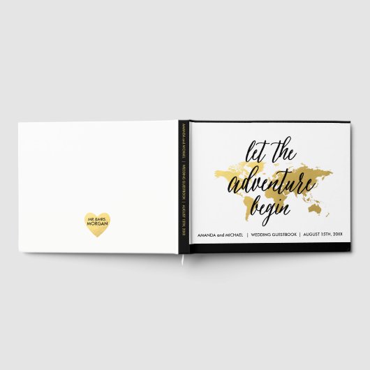 Destination Wedding Gastboek | bewerkbare kleur Gastenboek (Volledig)