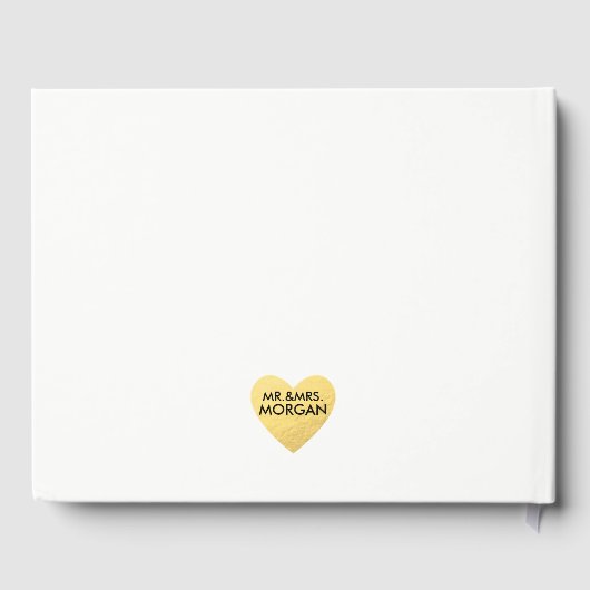 Destination Wedding Gastboek | bewerkbare kleur Gastenboek (Achterkant)