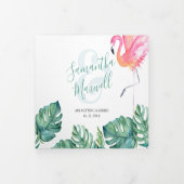 Destination Wedding Invitation Drieluik Uitnodiging (Cover)