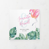 Destination Wedding Invitation Drieluik Uitnodiging (Cover)