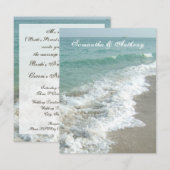 Destination Wedding Invitation Kaart (Voorkant / Achterkant)