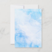 Destination Wedding Modern Bougainvillea QR Code Save The Date (Achterkant)