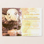 Destination Wedding Passport Gold folie Folie Kaarten (Binnen)