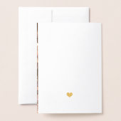 Destination Wedding Passport Gold folie Folie Kaarten (Met envelop)