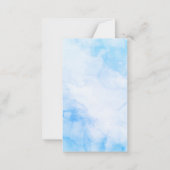 Destination Wedding QR Code Online RSVP Cards Notitiekaartje (Achterkant)