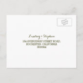 Destination Wedding RSVP briefkaarten (Achterkant)