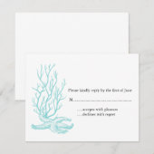 Destination Wedding RSVP Kaartje (Voorkant / Achterkant)