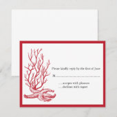 Destination Wedding RSVP Kaartje (Voorkant / Achterkant)