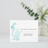 Destination Wedding RSVP Kaartje (Staand voorkant)