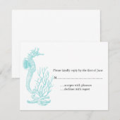Destination Wedding RSVP Kaartje (Voorkant / Achterkant)