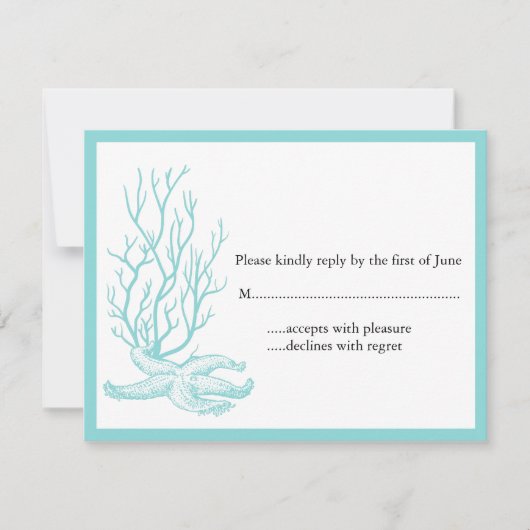 Destination Wedding RSVP Kaartje (Voorkant)