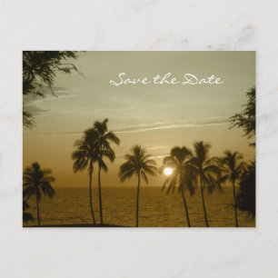 Destination Wedding Save the Date, Mauna Kea Aankondigingskaart