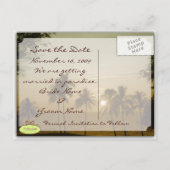 Destination Wedding Save the Date, Mauna Kea Aankondigingskaart (Achterkant)