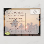 Destination Wedding Save the Date, Mauna Kea Aankondigingskaart (Achterkant)