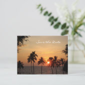 Destination Wedding Save the Date, Mauna Kea Aankondigingskaart (Staand voorkant)
