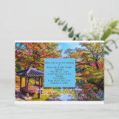 Destination Wedding Theme Kaart (Staand voorkant)