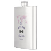 Destination Wedding Wereldkaart De Beste Man Flacon (Links)