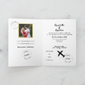 Destination Weddings Awide Photo Passport Invite (Binnen)