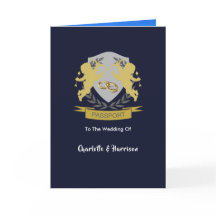 Destination Weddings Awide Photo Passport Invite